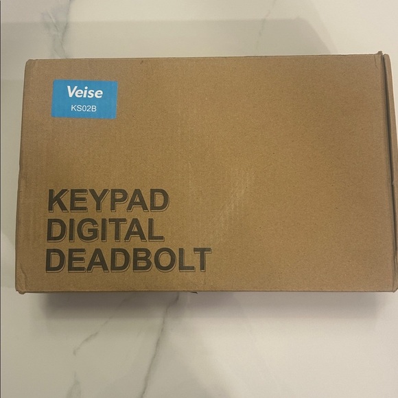 Veise Fingerprint Door Lock with 2 Lever Handles- Keyless Entry Door Lock - Picture 9 of 10